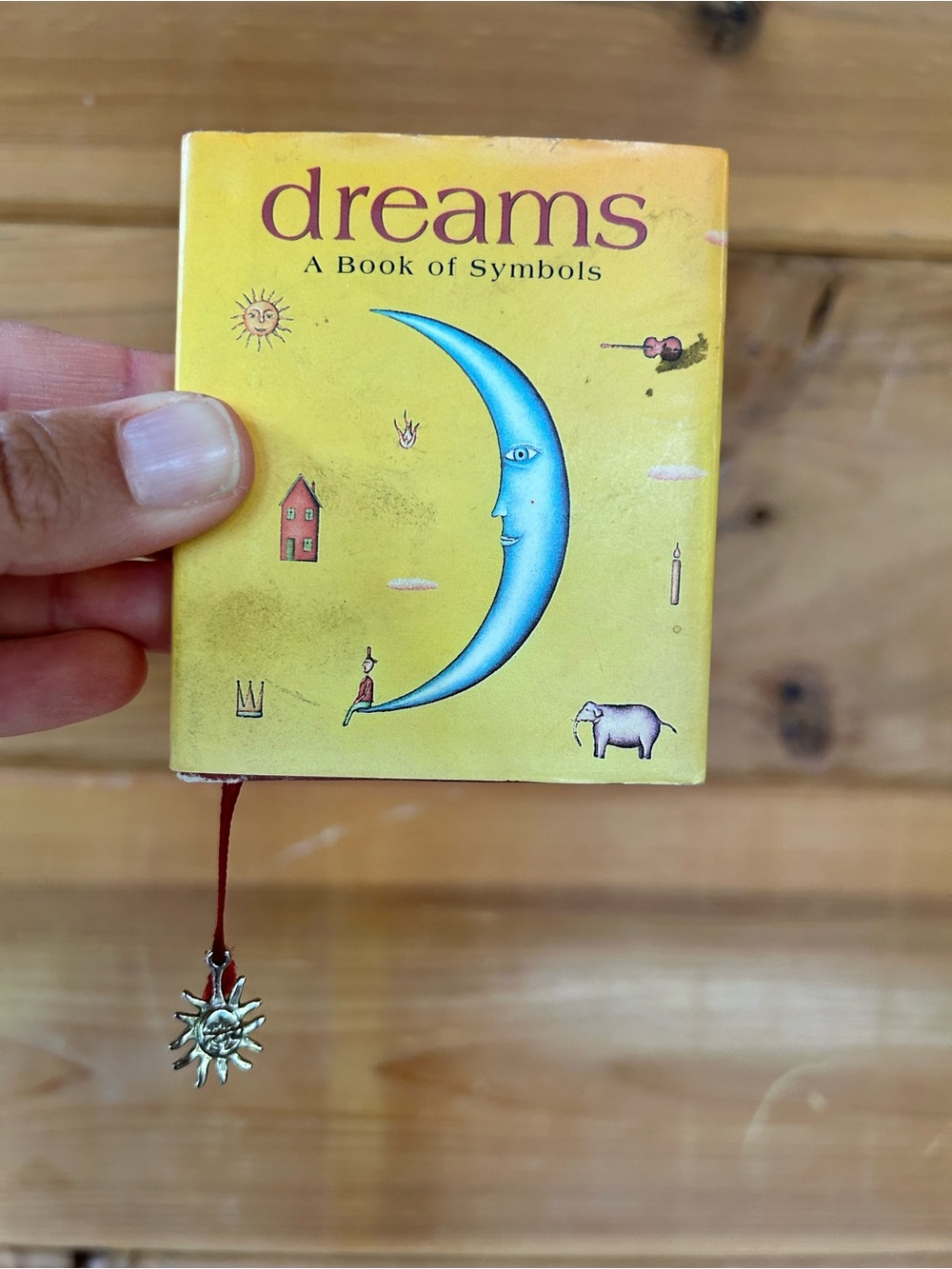 1998 Dreams A Book of Symbols | Whimsigoth Celestial Mini Book | Vintage Dream